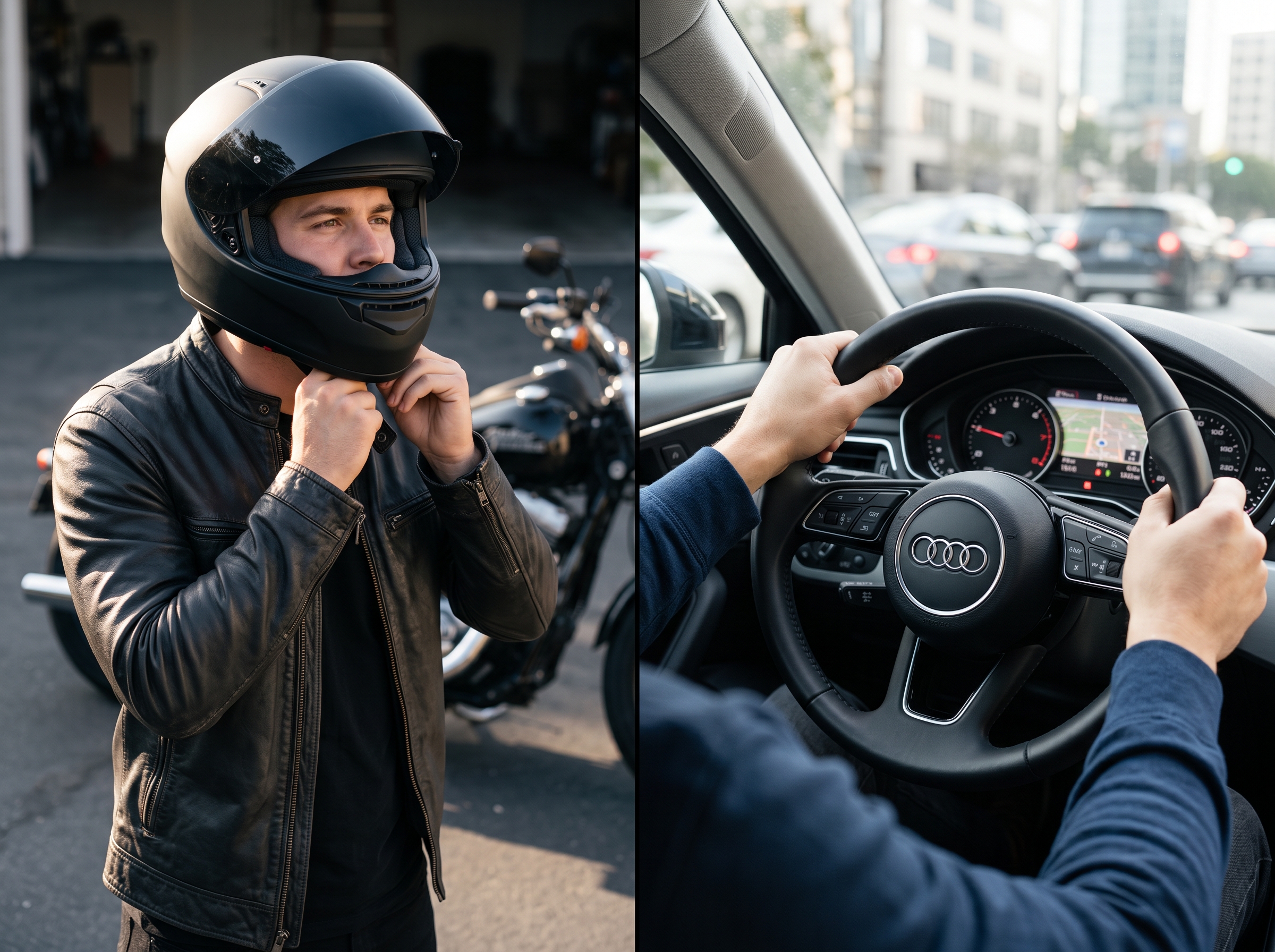 Estudiante revisando los requisitos de la licencia de conducir por primera vez 2026 para moto y carro